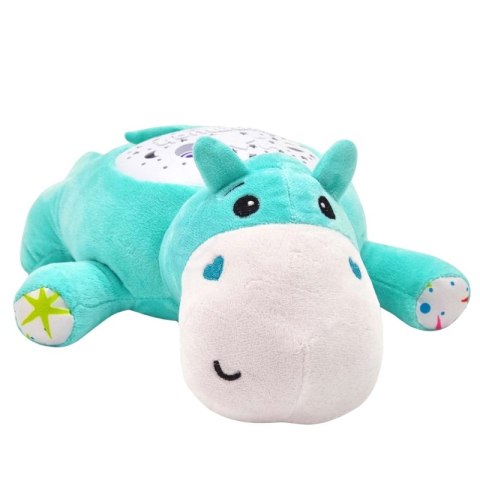 WOOPIE BABY Przytulanka Projektor 2w1 Usypiacz Hipopotam