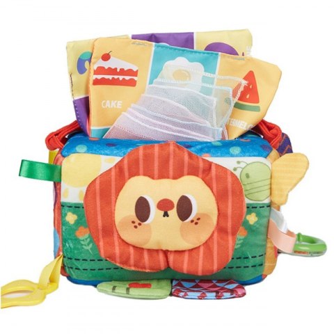 WOOPIE BABY Zabawka Edukacyjna Sensoryczna Pudełeczko Chusteczek