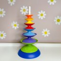 WOOPIE BABY Kolorowa Wieża Układanka Piramidka Edukacyjna 18m+