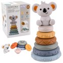 WOOPIE BABY Zestaw Edukacyjna Piramidka Koala 2w1 Gryzak