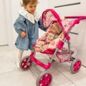 WOOPIE ROYAL Spacerówka Wózek dla Lalek Serca Kolorowe