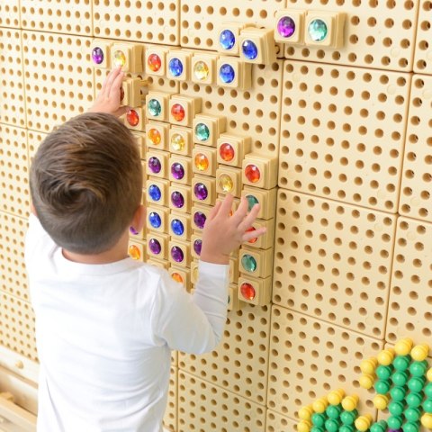 MASTERKIDZ Akrylowe Kolorowe Diamenciki Do Tablicy Naukowej STEM 72 Sztuki