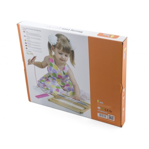 VIGA Drewniane Krosno Warsztat Tkacki Zestaw do tkania Montessori