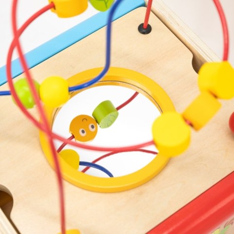 Viga Drewniana Kostka Edukacyjna 5w1