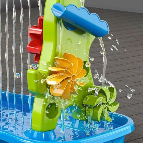 WOOPIE Ogromny Aquapark Stolik Wodny 6w1 Piaskownica Wodospad Tor Wodny 6-poziomowy Modułowy