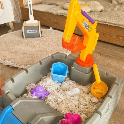 WOOPIE Przenośna Piaskownica Zamek Zamykana + 9 akc.