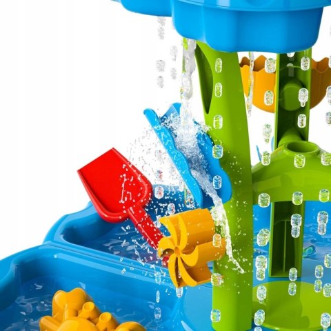 WOOPIE Stolik Wodny 2w1 Piaskownica Fontanna XXL Aquapark z Delfinem