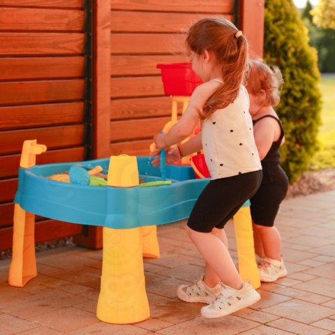 WOOPIE Stolik Wodny 2w1 Piaskownica Młyn 14 akc.
