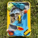 WOOPIE Stolik Wodny 2w1 Piaskownica Plac Budowy + 4 Autka 12el.