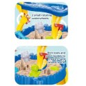 WOOPIE Stolik Wodny XL z Krzesełkiem 2w1 Piaskownica Delfinek 12el.