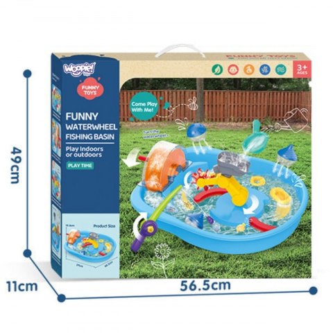 WOOPIE Tor Wodny 2w1 Gra Łowienie Rybek 14el.