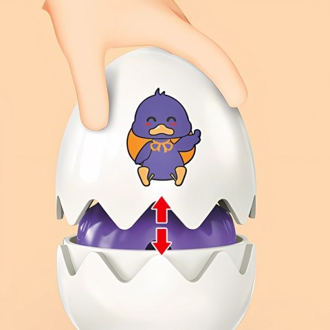 WOOPIE Układanka Sorter Montessori Dopasuj Kształty Zabawne Kurczaczki Jajka 6szt