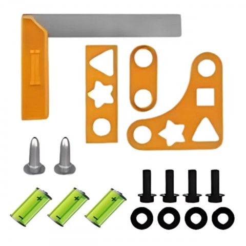 WOOPIE Zestaw Narzędzi Małego Majsterkowicza Gogle Kask Młot Pneumatyczny 21el.