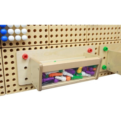 MASTERKIDZ Pojemnik Na Akcesoria Przezroczysta Ścianka - Tablica Naukowo-Edukacyjna STEM