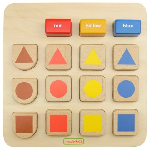 MASTERKIDZ Tablica Edukacyjna Sorter Kształty i Kolory