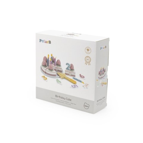 VIGA PolarB Drewniane Ciasto Tort Urodzinowy do Krojenia