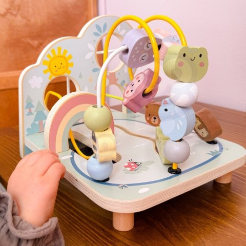 TOOKY TOY Drewniana Pętla Motoryczna Leśny Labirynt