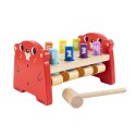 TOOKY TOY Wbijak Przebijak Drewniany Kolorowy