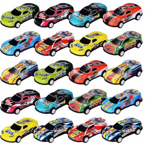 WOOPIE Zestaw Aut Wyścigowych w Pudełku 30 el.