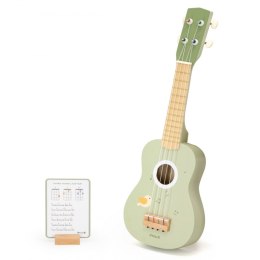 Viga Drewniane Ukulele Gitara Dla Dzieci Zielone Z Nutami