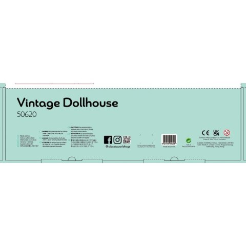 CLASSIC WORLD Drewniany Domek dla Lalek Vintage