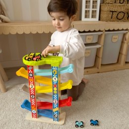 TOOKY TOY Kolorowa Zjeżdżalnia Tor Dla Samochodów