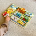 TOOKY TOY Labirynt Drewniany Pojazdy Układanka