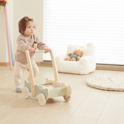 Viga Drewniany Wózek Na Klocki Pchacz