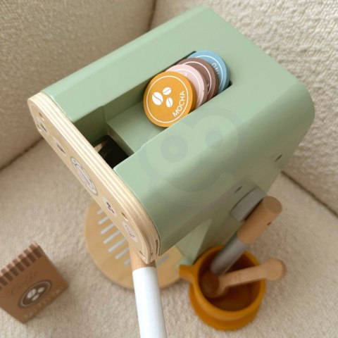 WOOPIE GREEN Drewniany Ekspres do Kawy Cukiernia Barista 25 el.