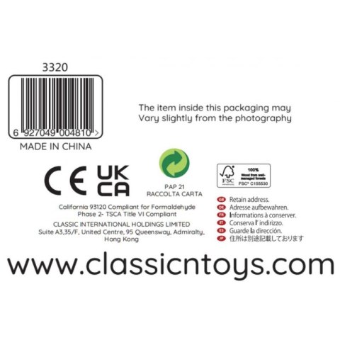 CLASSIC WORLD Pchacz Kaczuszka Drewniany Dla Dzieci