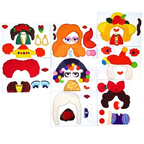 CLASSIC WORLD Układanka Magnetyczna Księżniczki 44 el.