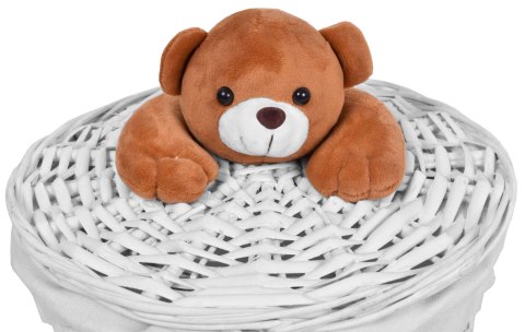 Kosz wiklinowy Miś 15L