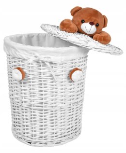 Kosz wiklinowy Miś 40L