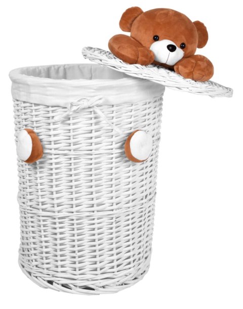 Kosz wiklinowy Miś 75L
