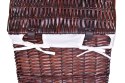 Kosz wiklinowy brązowy 114 L