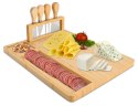 Deska do serów i przekąsek Salers ze sztućcami
