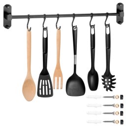 Reling do kuchni łazienki SIVAS czarny