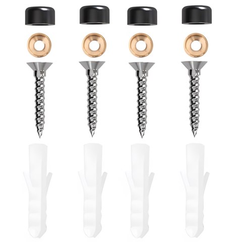 Reling do kuchni łazienki SIVAS czarny