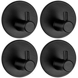 Zestaw 4 wieszaków loft Tavas czarny