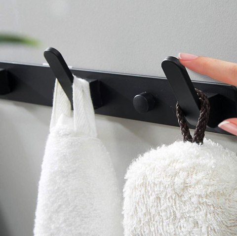 Wieszak ścienny FEZ czarny