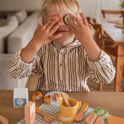 TOOKY TOY Zestaw Piknikowy Owoce do Krojenia Zestaw Śniadaniow