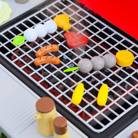 WOOPIE Grill Barbecue Kuchnia Ogrodowa Interaktywna Para LED Zestaw XL 41 el.