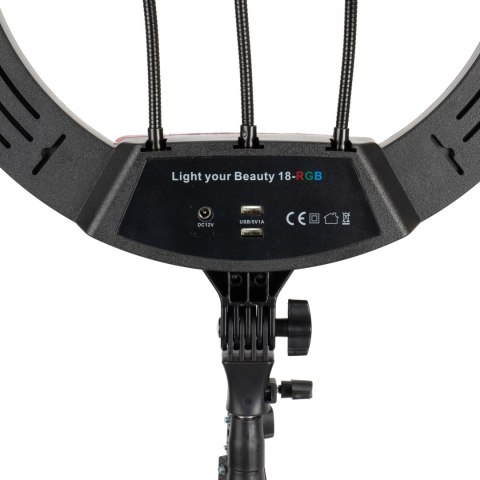 Lampa pierścieniowa LUMO LED RGB ring do filmów zdjęć makijażu