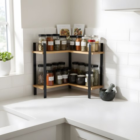 Półki na przyprawy SARITA bambusowe