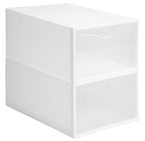 Pudełko na buty OSLO BIAŁE zestaw 10 sztuk