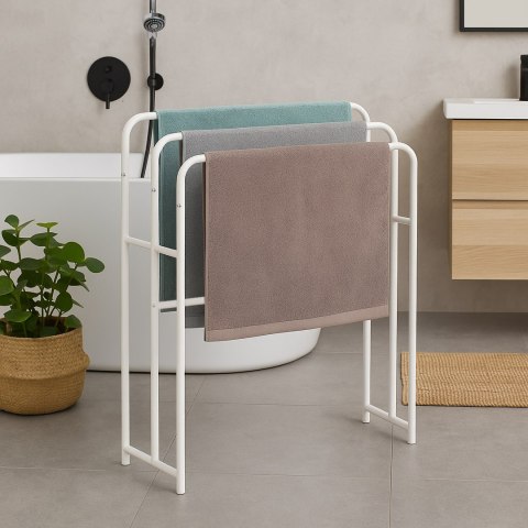 Stojak na ręczniki RATO biały