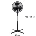 Wentylator podłogowy stojący KOUD czarny