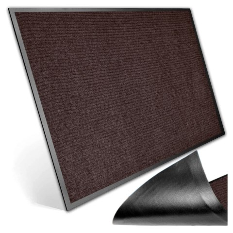 Wycieraczka do butów wejściowa pod drzwi 40x60 cm Seila brązowa