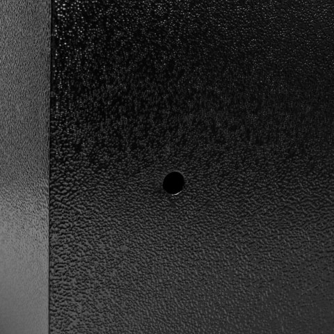 Metalowy sejf zamykany na klucz Sicuro czarny