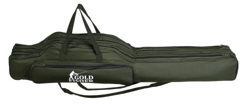Pokrowiec na wędki 140 cm Gold Fisher 3 komory
